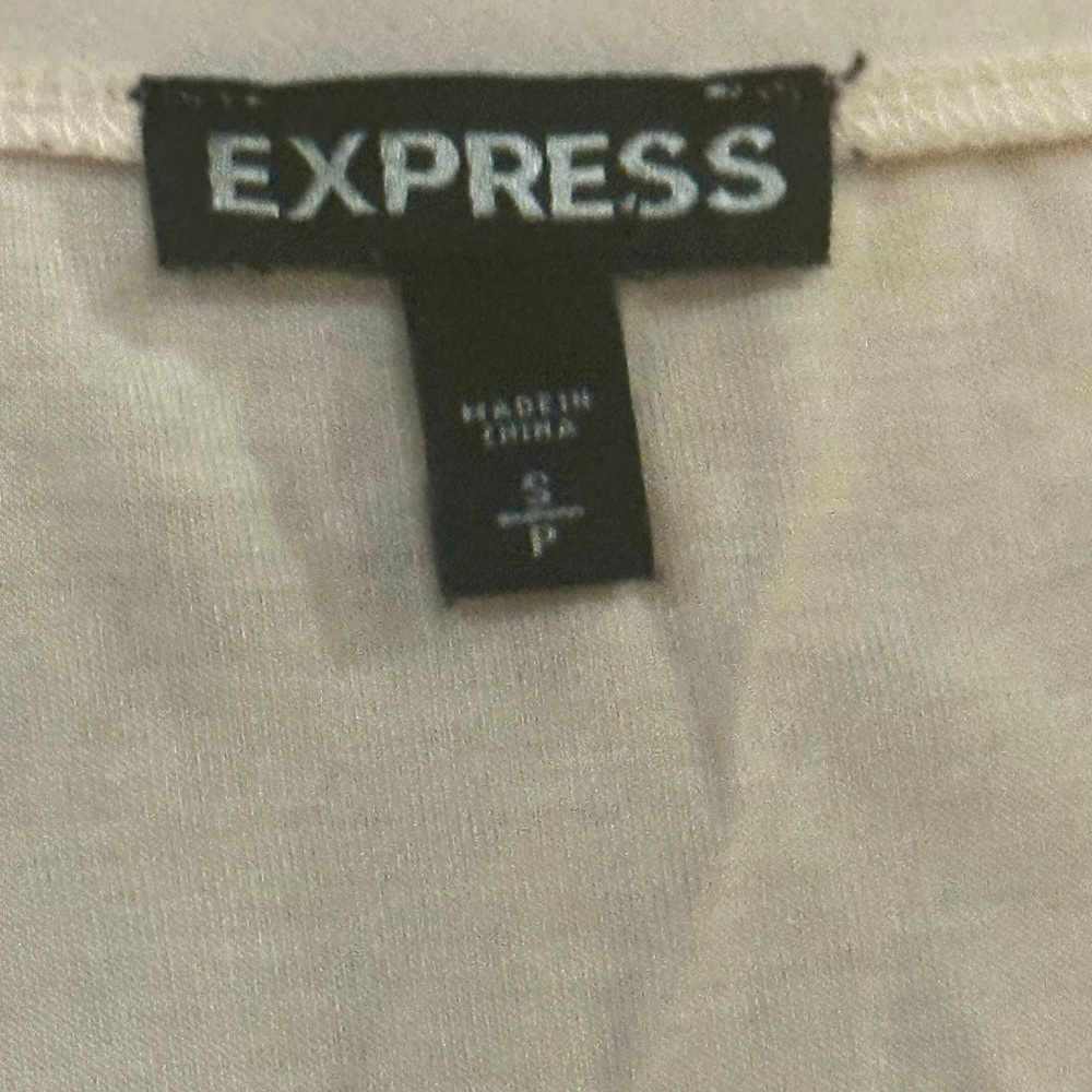 Express Ladies Tops Bundle size small Sequined Gray Pink Sleeveless Blouse - Picture 7 of 8